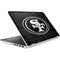 NFL San Franciso 49ers Black & White HP Pavilion Skin